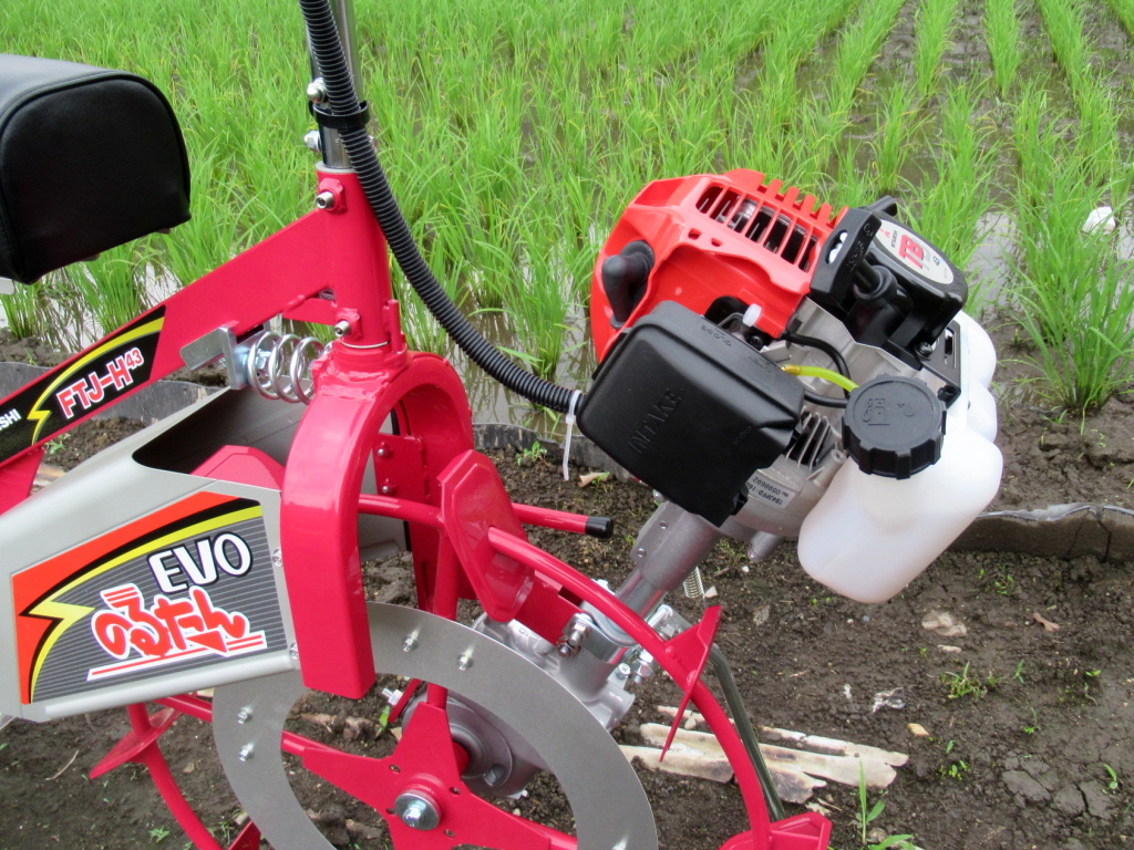 乗用溝切り機 のるたんEVO NTH-1 MS-JS 丸山エンジン 大竹製作所 溝切り 溝きり機 溝切機 田んぼ 中干し 溝切り機 エボ オK 代引不可